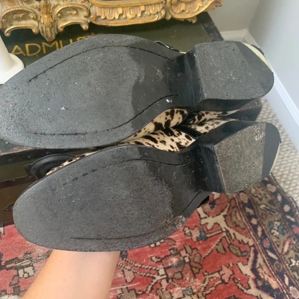 3.1 Phillip Lim Spotted Calf Hair Clog Loafers